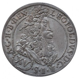 Leopold I. 1657-1705, XV krejcar 1694 Hall R