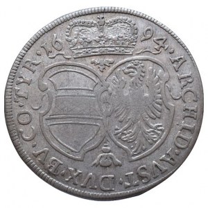 Leopold I. 1657-1705, XV krejcar 1694 Hall R