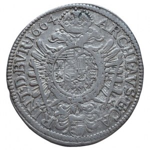 Leopold I. 1657-1705, 15 krejcar 1664 St.Veit