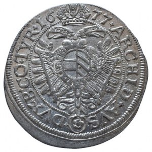 Leopold I. 1657-1705, VI krejcar 1677 Vídeň-Faber