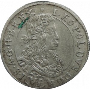 Leopold I. 1657-1705, VI krejcar 1665 Neuburg am Inn-Triangel