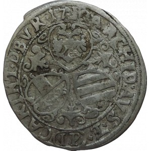 Josef I. 1705-1711, 3 krejcar 1710 IP Sv. Vít-Preiss