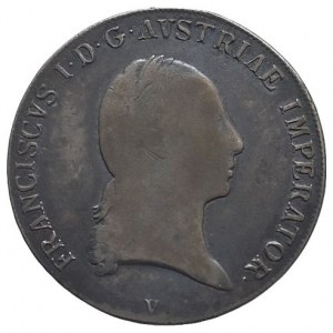 František II. 1792-1835, tolar 1821 V