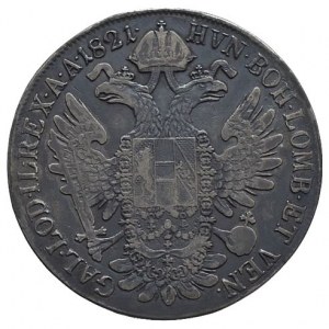 František II. 1792-1835, tolar 1821 V