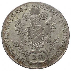 František II. 1792-1835, 20 krejcar 1806 A