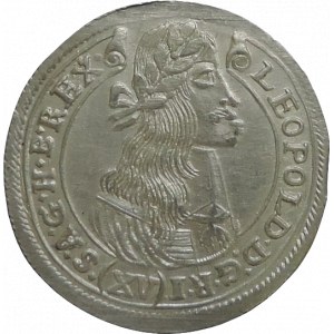 Leopold I. 1657-1705, XV krejcar 1677 KB