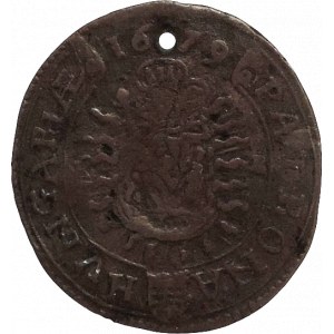 Leopold I. 1657-1705, XV krejcar 1679 KB Cu dobové falzum