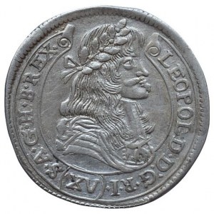 Leopold I. 1657-1705, XV Krejcar 1680 KB