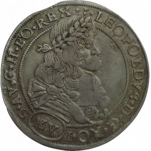 Leopold I. 1657-1705, XV krejcar 1691 NB patina