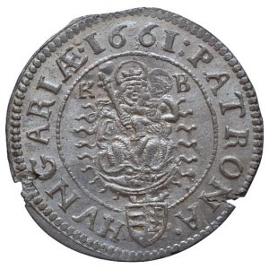 Leopold I. 1657-1705, 3 krejcar 1661 KB