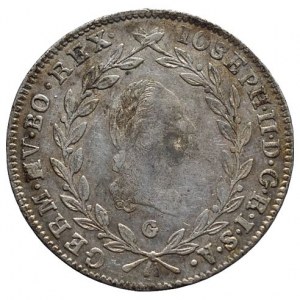 Josef II. 1765-1790, 20 krejcar 1783 G