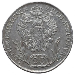 Josef II. 1765-1790, 20 krejcar 1787 B