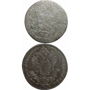 Josef II. 1765-1790, 10 krejcar 1788 B + František II.