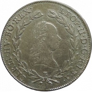 Leopold II. 1790-1792, 20 krejcar 1791 B