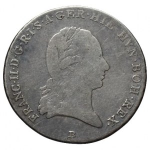 František II. 1792-1835, 1/4 tolar křížový 1797 B
