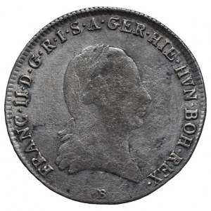 František II. 1792-1835, 1/4 tolar 1797 B