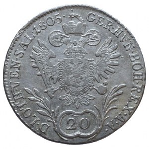 František II. 1792-1835, 20 krejcar 1805 E