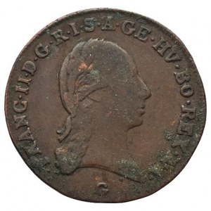 František II. 1792-1835, Cu 1 krejcar 1800 G