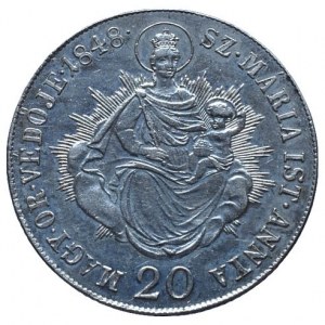 Ferdinand V. 1835-1848, 20 krejcar 1848 KB