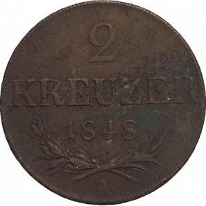 Revoluce 1848-1849, 2 krejcar 1848 A