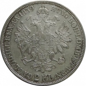 FJI 1848-1916, 2 zlatník 1859 B