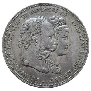 FJI 1848-1916, 2 zlatník 1879 výročí svatby