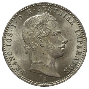 FJI 1848-1916, 1/4 zlatník 1858 A