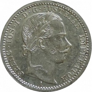 FJI 1848-1916, 1/4 zlatník 1862 A