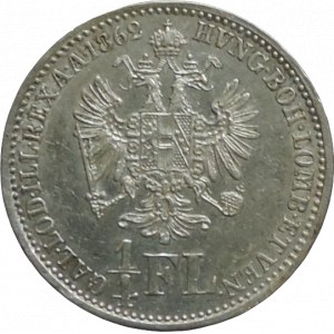 FJI 1848-1916, 1/4 zlatník 1862 A