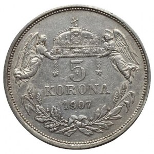 FJI 1848-1916, 5 kor. 1907 KB