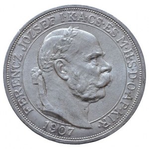 FJI 1848-1916, 5 kor. 1907 KB - korunovační