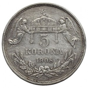 FJI 1848-1916, 5 kor. 1908 KB