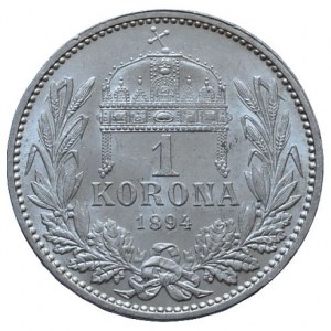 FJI 1848-1916, 1 kor. 1894 KB