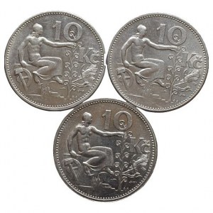 ČSR 1918-1939, 10 Kč 1930, 31, 32