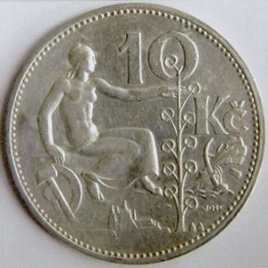 ČSR 1918-1939, 10 Kč 1933