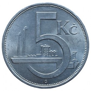 ČSR 1918-1939, 5 Kč 1929