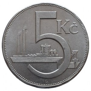 ČSR 1918-1939, 5 Kč 1938