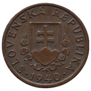 SLOVENSKO 1939-1945, 20 hal. 1940 Cu