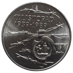 ČSR 1945-1992, 100 Kč 1989 17. Listopad