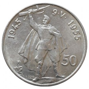 ČSR 1945-1992, 50 Kč 1955 - 10. výročí osvobození