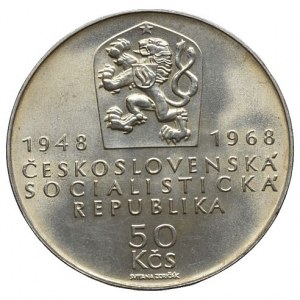 ČSR 1945-1992, 50 Kč 1968 50 let republiky