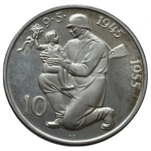 ČSR 1945-1992, 10 Kč 1955 - 10. výr. osvobození