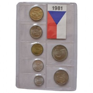 Sady oběžných mincí ČSR, Sada oběžných mincí 1981