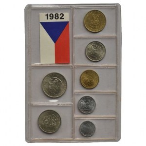 Sady oběžných mincí ČSR, Sada oběžných mincí 1982