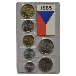 Sady oběžných mincí ČSR, Sada oběžných mincí 1985