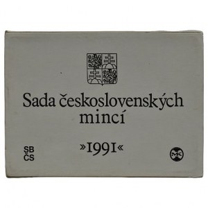 Sady oběžných mincí ČSR, Sada oběžných mincí 1991