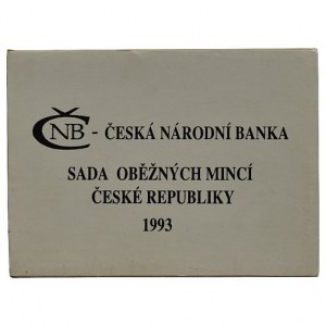 Sady oběžných mincí ČR 1993-, Sada oběžných mincí 1993