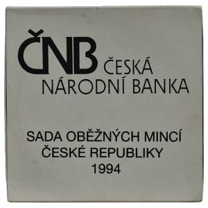 Sady oběžných mincí ČR 1993-, Sada oběžných mincí 1994