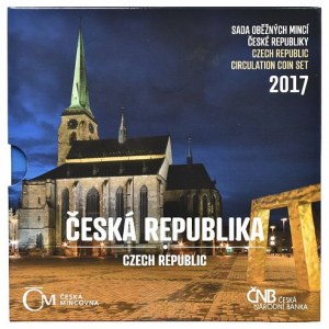 Sady oběžných mincí ČR 1993-, Sada oběžných mincí 2017