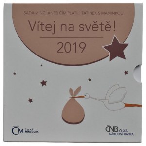 Sady oběžných mincí ČR 1993-, Sada oběžných mincí 2019